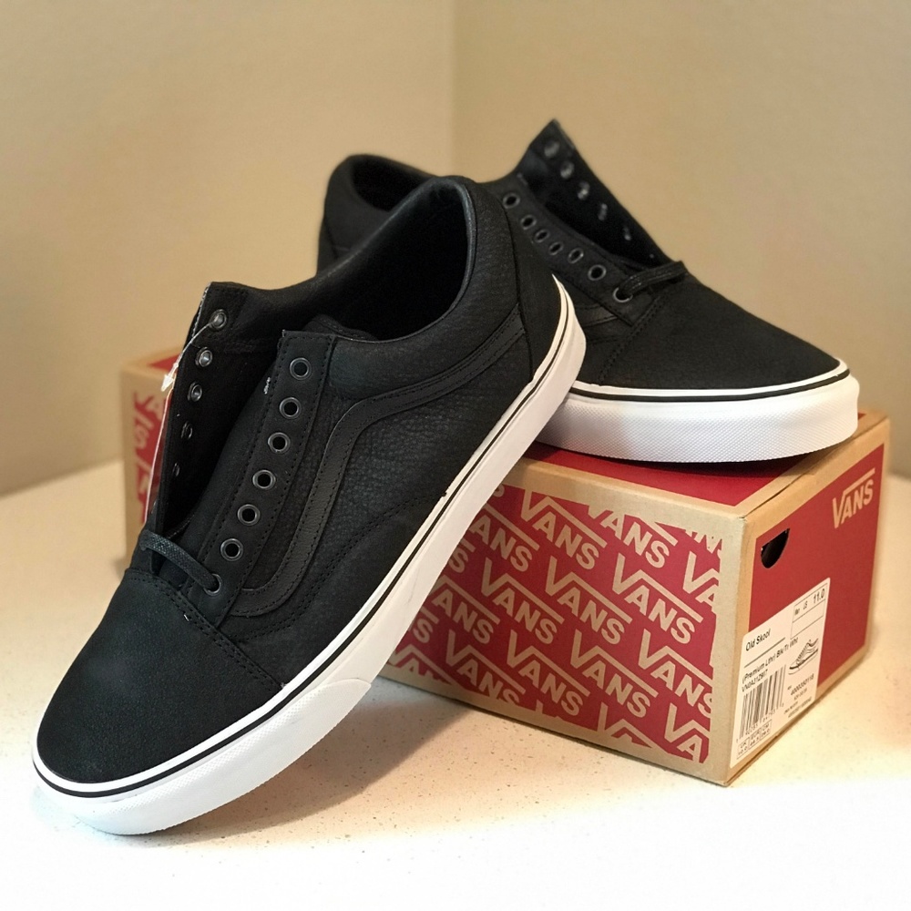 Vans NWT Men's Premium Leather Old Skool, Sz. 11